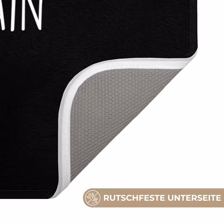 Quotes - Would poop here again - Humor - Zwart - Spreuk Badmat middel -USP_AntislipDE