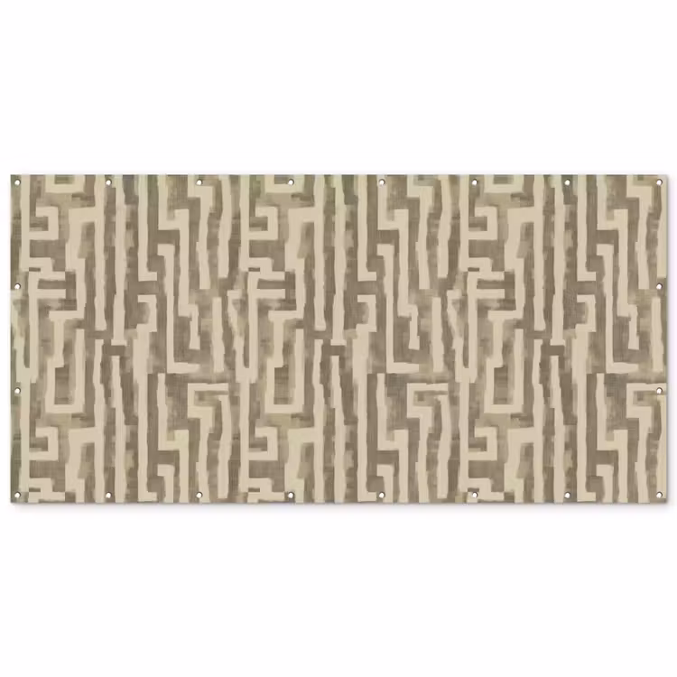Abstract - Geometrisch - Groen Balkonbeschermer Duitsland klein 596 -zz_3d