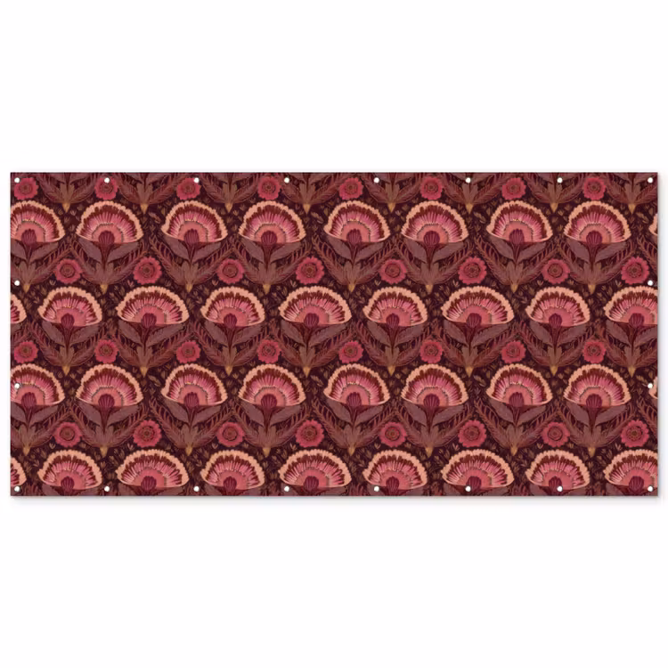 Antiek - Bloemen - Kleurrijk Balkonbeschermer Duitsland klein 596 -zz_3d