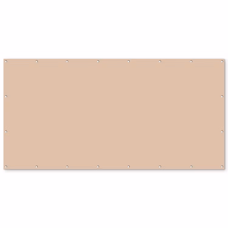 Beige - Kleuren - Effen Balkonbeschermer Duitsland klein 596 -zz_3d