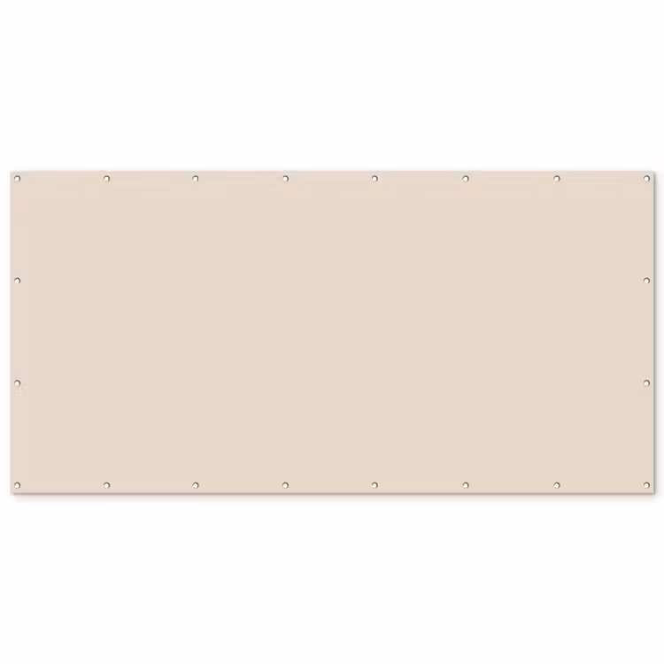 Beige - Effen kleur Balkonbeschermer Duitsland klein 596 -zz_3d