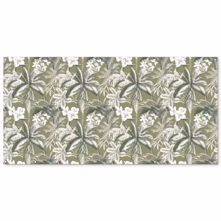 Botanisch - Bloemen - Groen Balkonbeschermer Duitsland klein 596 -zz_3d