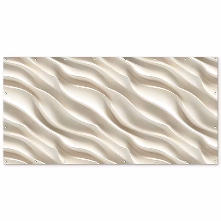 Diagonaal - Golven - Crème Balkonbeschermer Duitsland klein 596 -zz_3d