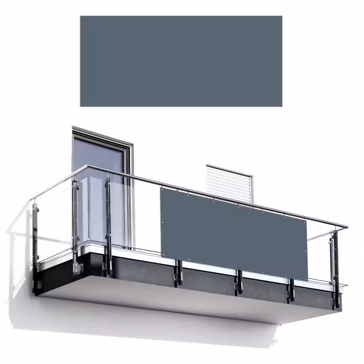 Kleuren - Blauw - Interieur Balkonbeschermer Duitsland klein 596 -3d