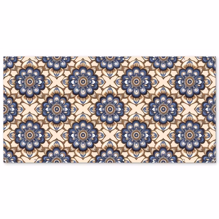 Floraal - Ornament - Blauw Balkonbeschermer Duitsland klein 596 -zz_3d
