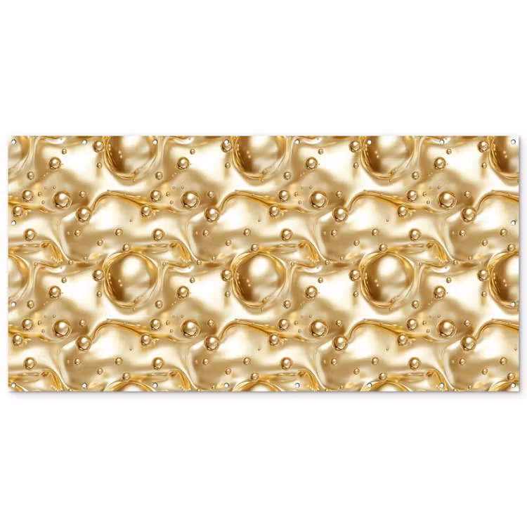 Vloeibaar - Druppels - Goud Balkonbeschermer Duitsland klein 596 -zz_3d