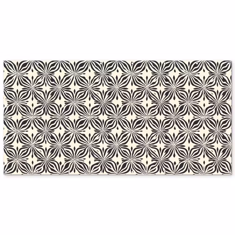 Grafisch - Patroon - Zwart Balkonbeschermer Duitsland klein 596 -zz_3d