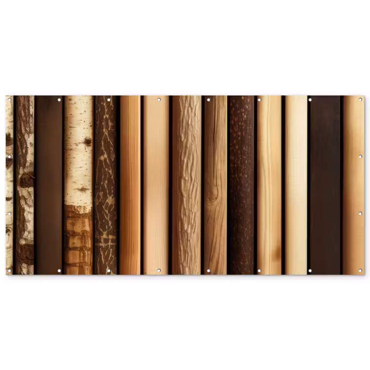 Hout - Planken - Natuurlijk Balkonbeschermer Duitsland klein -zz_3d