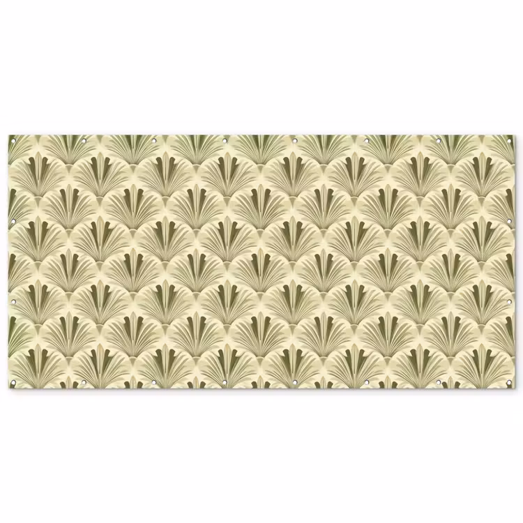 Klassiek - Waaier - Groen Balkonbeschermer Duitsland klein 596 -zz_3d