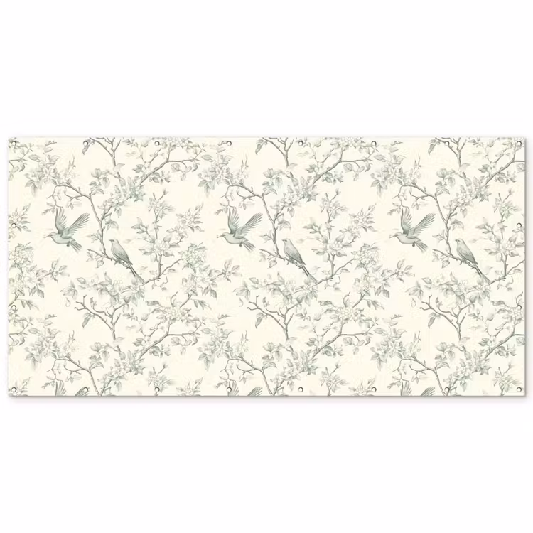Klassiek - Vogels - Groen Balkonbeschermer Duitsland klein 596 -zz_3d