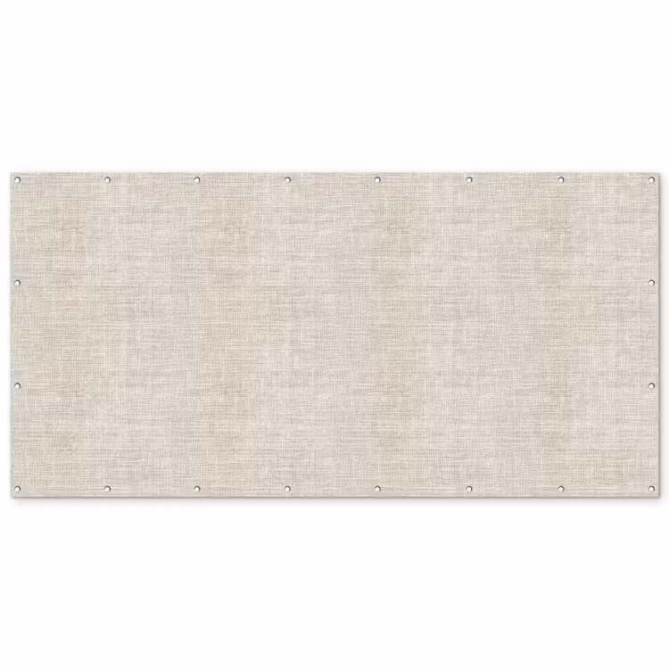 Linnen - Textuur - Beige Balkonbeschermer Duitsland klein 596 -zz_3d