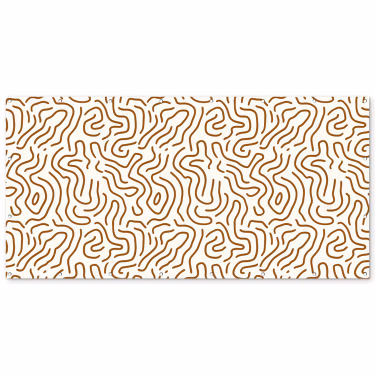 Minimalistisch - Patroon - Terracotta Balkonbeschermer Duitsland klein 596 -zz_3d