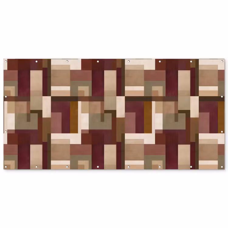 Modern - Geometrie - Kleurrijk Balkonbeschermer Duitsland klein 596 -zz_3d