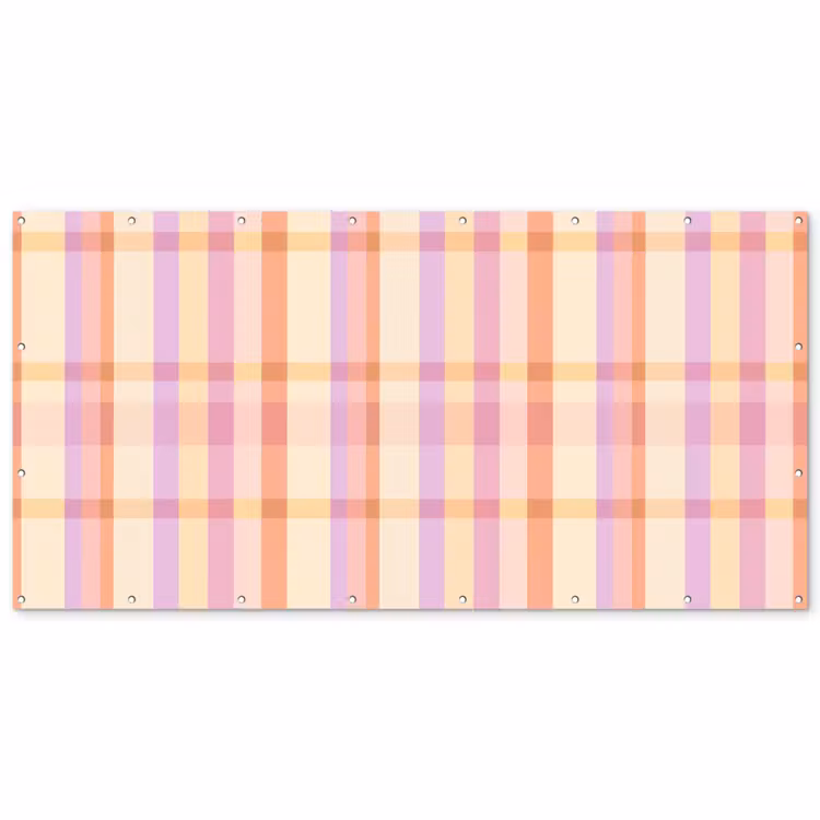 Pastel - uitpatroon - Geometrisch Balkonbeschermer Duitsland klein 596 -zz_3d