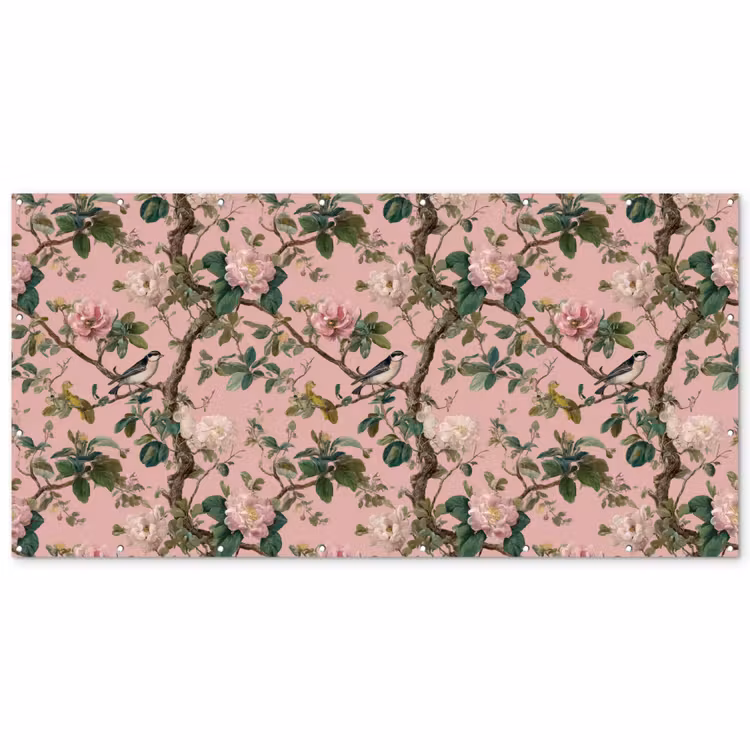 Pioenrozen - Botanisch - Vogel Balkonbeschermer Duitsland klein 596 -zz_3d