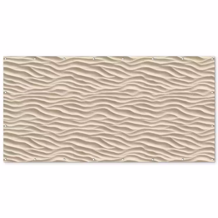 Zand - Golven - Beige Balkonbeschermer Duitsland klein 596 -zz_3d