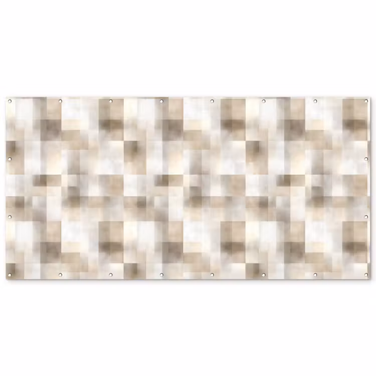 Textuur - Linnen - Beige Balkonbeschermer Duitsland klein 596 -zz_3d