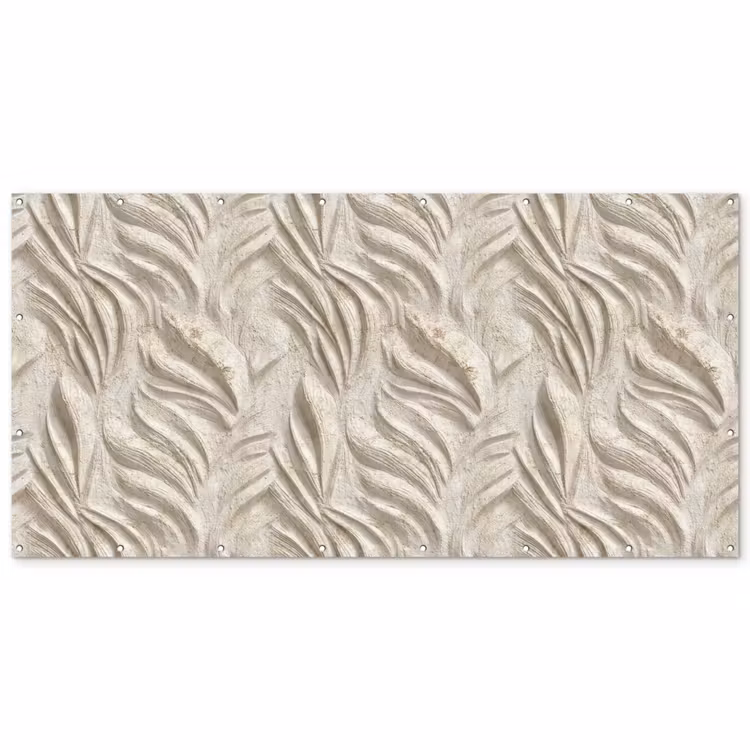 Textuur - Reliëf - Beige Balkonbeschermer Duitsland klein 596 -zz_3d