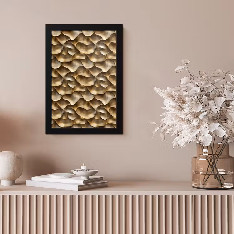 Abstract - Antiek - Goud fotolijst zwart zonder passe partout klein 224 -sfeer5
