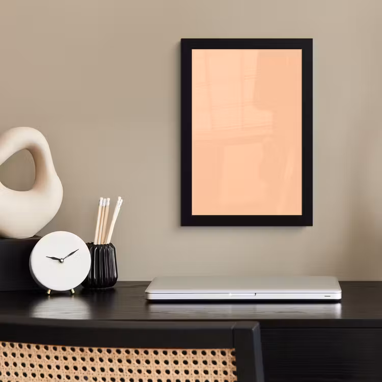 Apricot - Blush - Nude fotolijst zwart zonder passe partout klein 224 -sfeer1