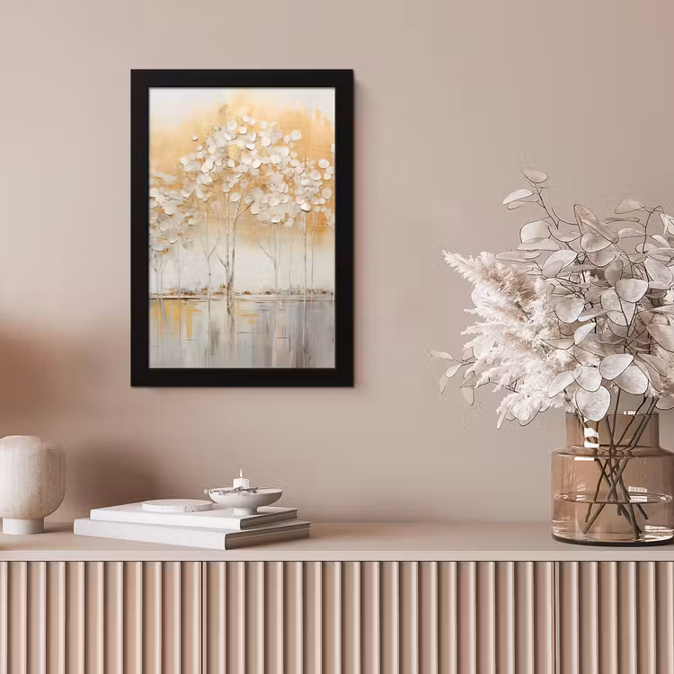 Bomen - Kunst - Acryl - Natuur fotolijst zwart zonder passe partout klein -sfeer5