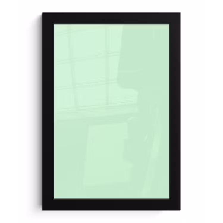 Pale - Mint - Groen fotolijst zwart zonder passe partout klein 224 -3d