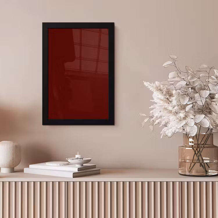 Burnt - Mahogany - Rood fotolijst zwart zonder passe partout klein 224 -sfeer5