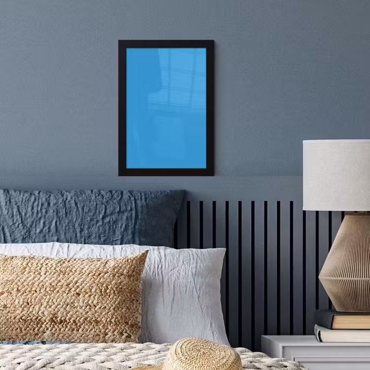 Cerulean - Breeze - Blauw fotolijst zwart zonder passe partout klein 224 -sfeer3