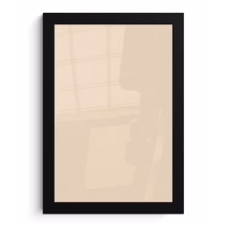 Cream - Nude - Neutraal fotolijst zwart zonder passe partout klein 224 -3d