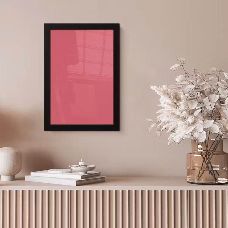 Crimson - Rose - Roze fotolijst zwart zonder passe partout klein 224 -sfeer5