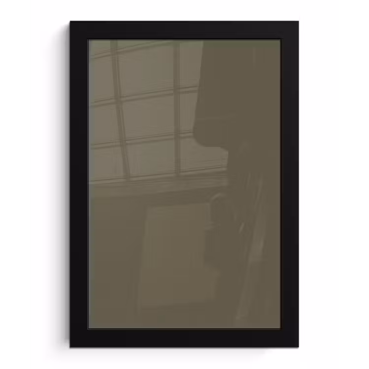Deep - Khaki - Groen fotolijst zwart zonder passe partout klein 224 -3d