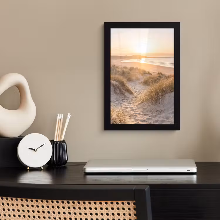 Duinen - Strand - Zee fotolijst zwart zonder passe partout klein -sfeer1