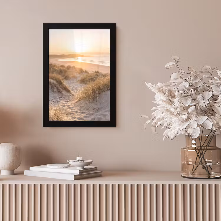 Duinen - Strand - Zee fotolijst zwart zonder passe partout klein -sfeer5