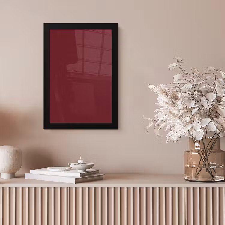 Dark - Garnet - Rood fotolijst zwart zonder passe partout klein 224 -sfeer5