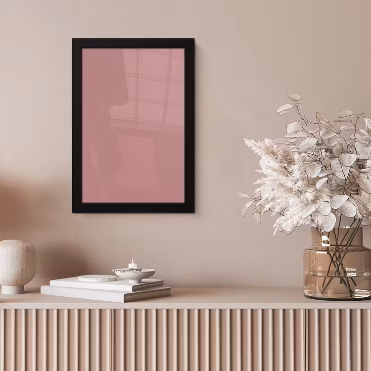 Dusty - Rose - Roze fotolijst zwart zonder passe partout klein 224 -sfeer5