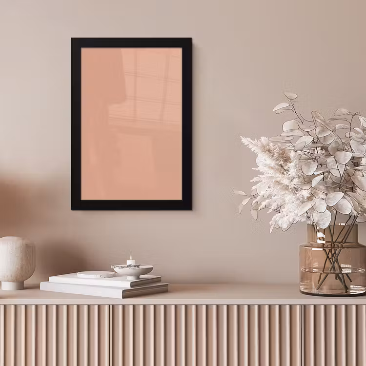 Dusty - Rose - Roze fotolijst zwart zonder passe partout klein 224 -sfeer5