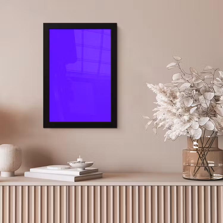 Electric - Indigo - Paars fotolijst zwart zonder passe partout klein 224 -sfeer5