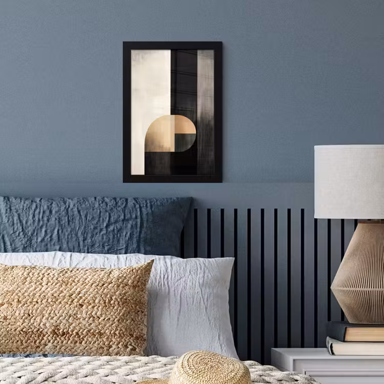 Vormen - Modern - Zwart fotolijst zwart zonder passe partout klein -sfeer3