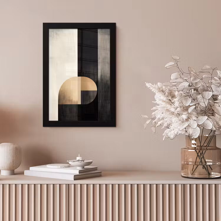 Vormen - Modern - Zwart fotolijst zwart zonder passe partout klein -sfeer5