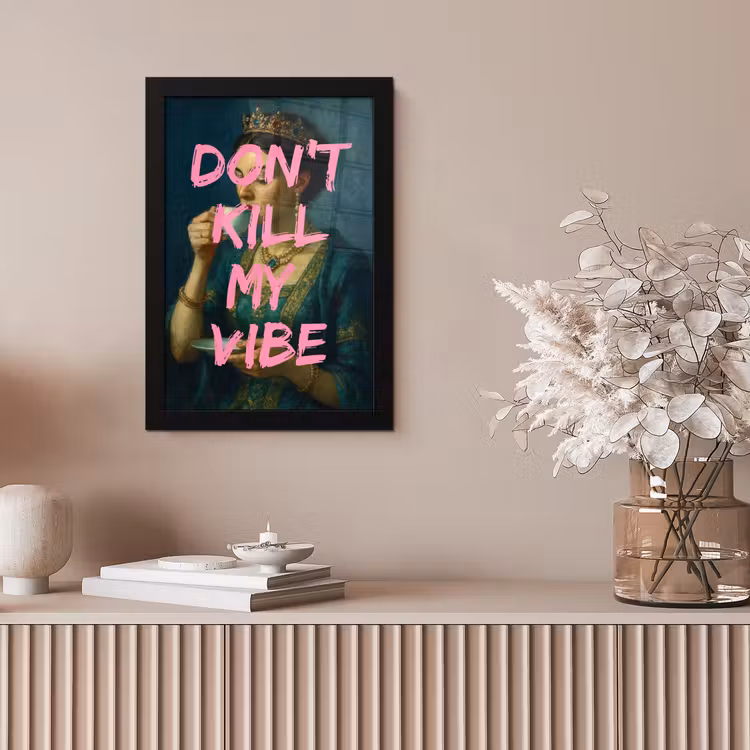Vrouw - Portret - Kroon fotolijst zwart zonder passe partout klein -sfeer5