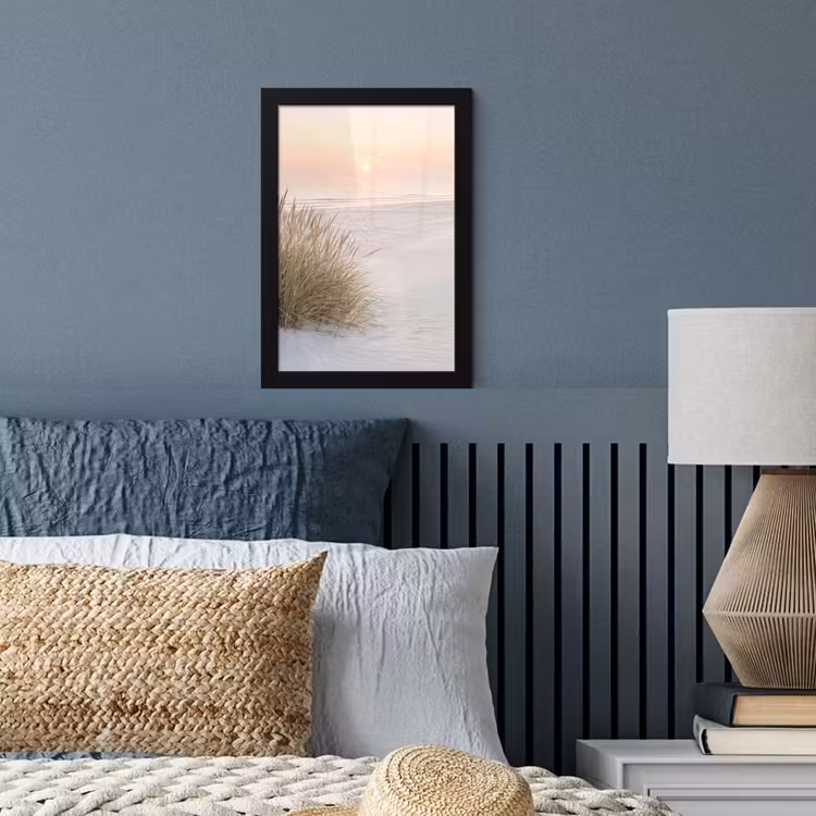 Horizon - Duinlandschap - Zand fotolijst zwart zonder passe partout klein -sfeer3