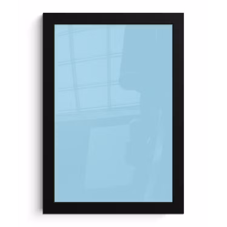Ice - Blue - Blauw fotolijst zwart zonder passe partout klein 224 -3d