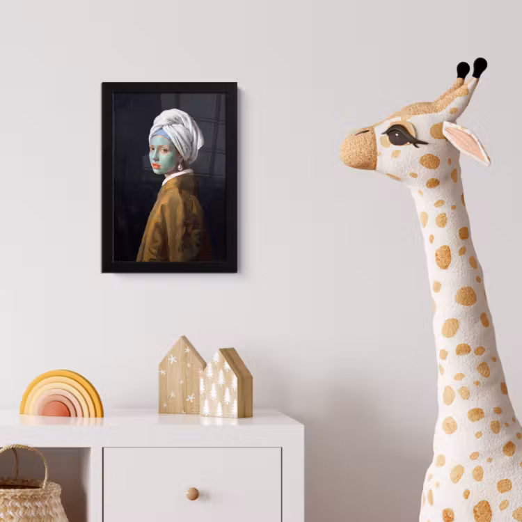 Iconisch - Modern - Kleurrijk fotolijst zwart zonder passe partout klein -usfeer4_kinderkamer