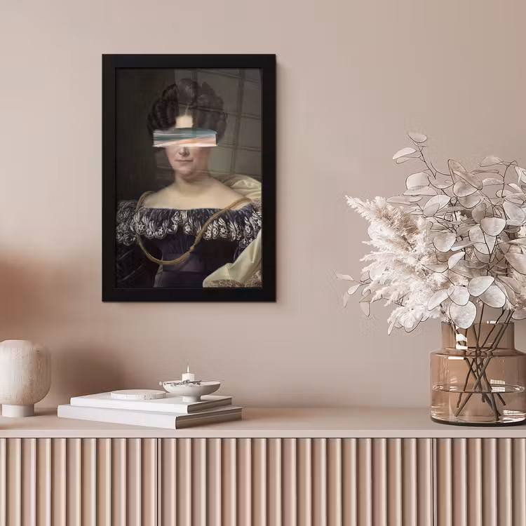 Johanna Henriette Engelen - Dubois Drahonet - Pastel fotolijst zwart zonder passe partout klein -sfeer5