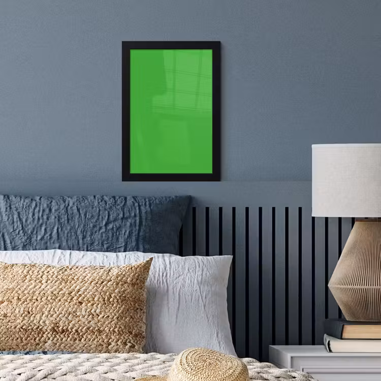 Kelly - Green - Groen fotolijst zwart zonder passe partout klein 224 -sfeer3