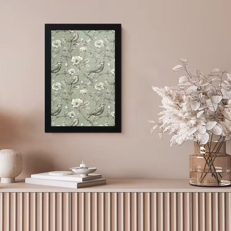 Klassiek - Botanisch - Groen fotolijst zwart zonder passe partout klein 224 -sfeer5