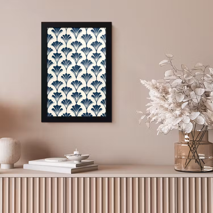 Klassiek - Motief - Blauw fotolijst zwart zonder passe partout klein 224 -sfeer5