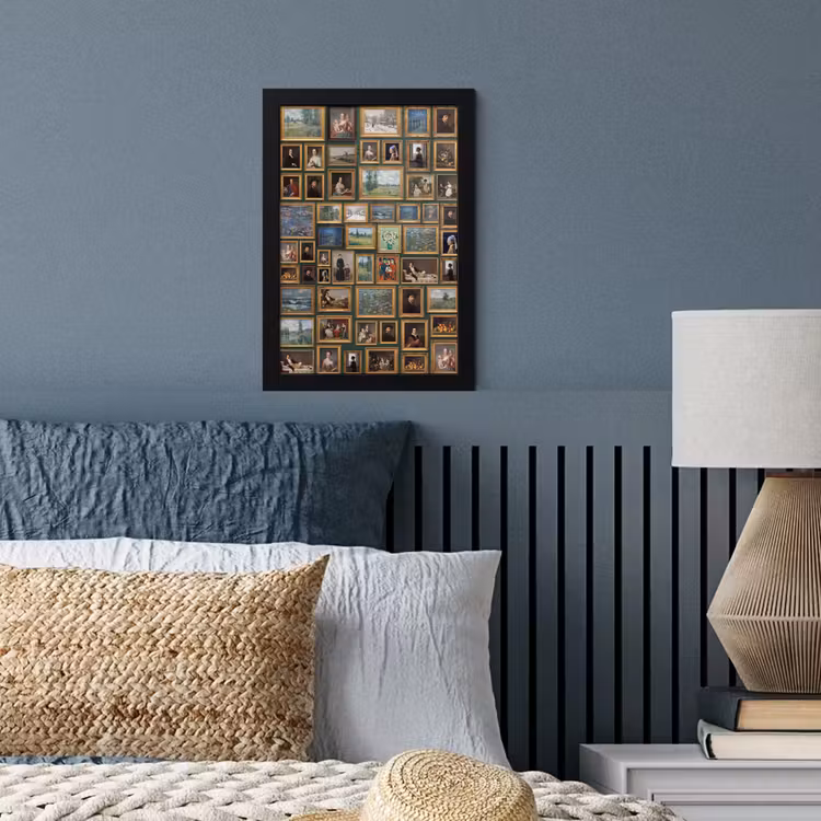 Kunst - Schilderijen - Collectie - Klassiek - Groen fotolijst zwart zonder passe partout klein -sfeer3