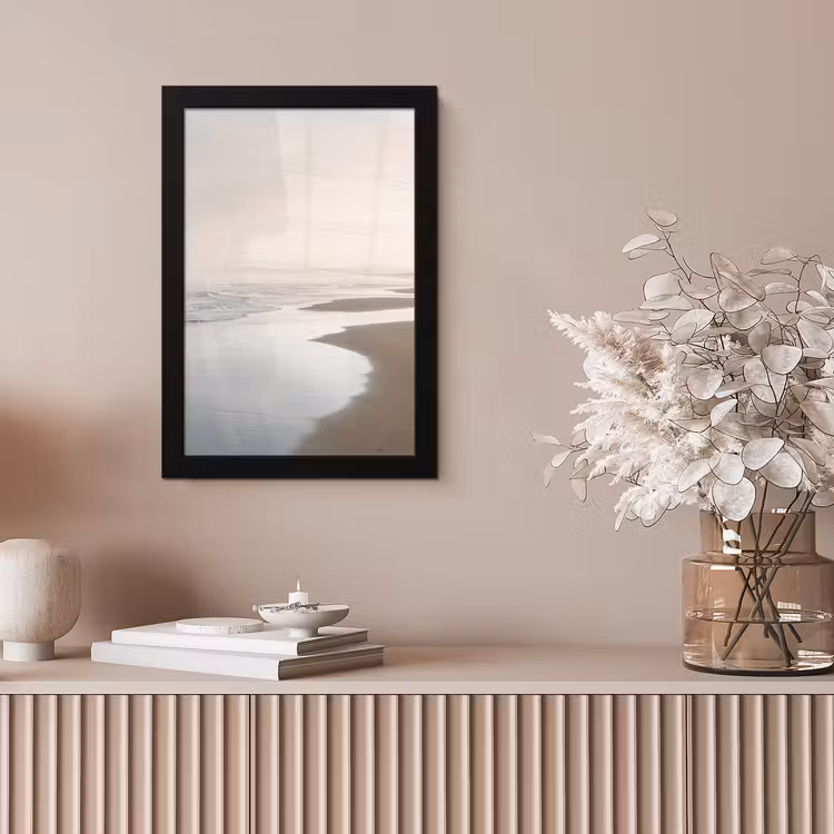 Kustlijn - Strand - Oceaan fotolijst zwart zonder passe partout klein -sfeer5