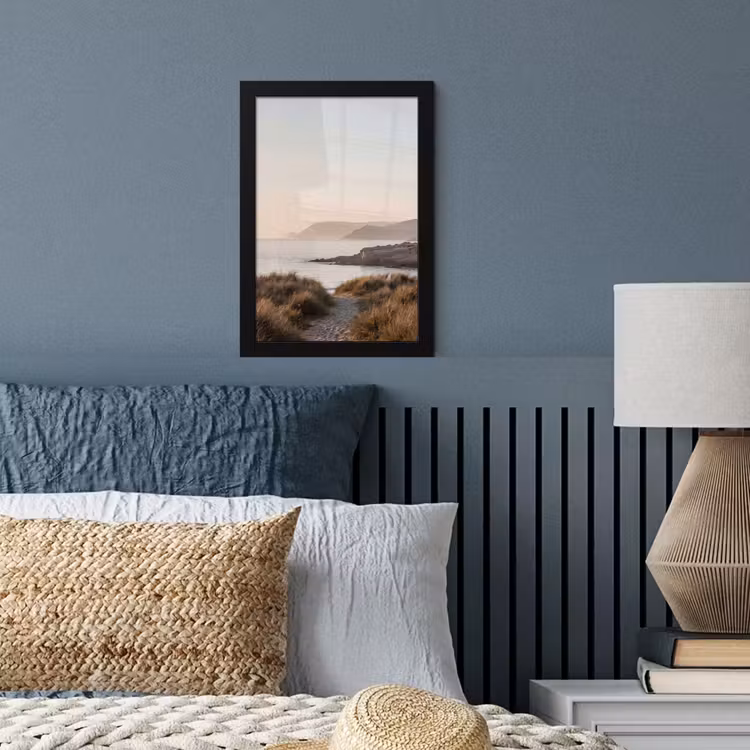 Landschap - Kust - Duinen fotolijst zwart zonder passe partout klein -sfeer3